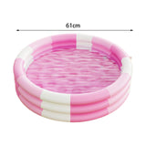 Maxbell Inflatable Baby of Swimming Pool Portable for Children Toys Kids Girls and Boys Pink 61cm