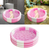 Maxbell Inflatable Baby of Swimming Pool Portable for Children Toys Kids Girls and Boys Pink 61cm