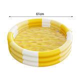 Maxbell Inflatable Baby of Swimming Pool Portable for Children Toys Kids Girls and Boys Yellow 61cm