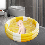 Maxbell Inflatable Baby of Swimming Pool Portable for Children Toys Kids Girls and Boys Yellow 61cm