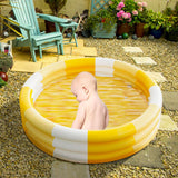 Maxbell Inflatable Baby of Swimming Pool Portable for Children Toys Kids Girls and Boys Yellow 61cm