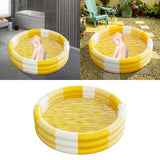 Maxbell Inflatable Baby of Swimming Pool Portable for Children Toys Kids Girls and Boys Yellow 61cm