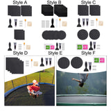 Maxbell Trampoline Repair Kit Trampoline Pad Holes Broken Replacement Repair Patches Style A