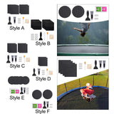 Maxbell Trampoline Repair Kit Trampoline Pad Holes Broken Replacement Repair Patches Style A