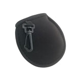 Maxbell Golf Ball Cleaner with Clip Portable Golf Ball Wiping Golf Ball Cleaning Bag Black