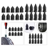 Maxbell 10Pcs Quick Repair Tool Vacuum Tyre Repair Rubber Nail for Car Tire Puncture 0.53cmx1.17cm