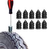 Maxbell 10Pcs Quick Repair Tool Vacuum Tyre Repair Rubber Nail for Car Tire Puncture 0.53cmx1.17cm