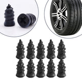 Maxbell 10Pcs Quick Repair Tool Vacuum Tyre Repair Rubber Nail for Car Tire Puncture 0.68cmx1.27cm