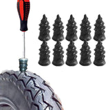 Maxbell 10Pcs Quick Repair Tool Vacuum Tyre Repair Rubber Nail for Car Tire Puncture 0.68cmx1.27cm