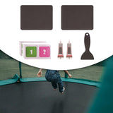 Maxbell Trampoline Patch Kit Replacement Waterproof Big Holes Trampoline Accessories Rectangular  2 Patches