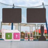 Maxbell Trampoline Patch Kit Replacement Waterproof Big Holes Trampoline Accessories Rectangular  2 Patches