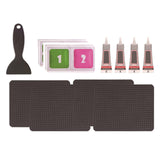 Maxbell Trampoline Patch Kit Replacement Waterproof Big Holes Trampoline Accessories Rectangular  4 Patches