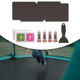Maxbell Trampoline Patch Kit Replacement Waterproof Big Holes Trampoline Accessories Rectangular  4 Patches