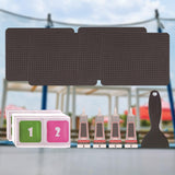 Maxbell Trampoline Patch Kit Replacement Waterproof Big Holes Trampoline Accessories Rectangular  4 Patches