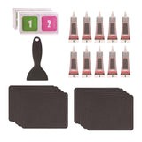 Maxbell Trampoline Patch Kit Replacement Waterproof Big Holes Trampoline Accessories Rectangular  10 Patches
