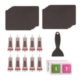 Maxbell Trampoline Patch Kit Replacement Waterproof Big Holes Trampoline Accessories Rectangular  10 Patches