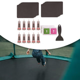 Maxbell Trampoline Patch Kit Replacement Waterproof Big Holes Trampoline Accessories Rectangular  10 Patches