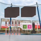 Maxbell Trampoline Patch Kit Replacement Waterproof Big Holes Trampoline Accessories Rectangular  10 Patches