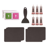 Maxbell Trampoline Patch Kit Replacement Waterproof Big Holes Trampoline Accessories Rectangular  6 Patches
