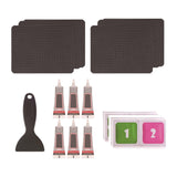 Maxbell Trampoline Patch Kit Replacement Waterproof Big Holes Trampoline Accessories Rectangular  6 Patches