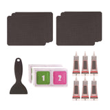 Maxbell Trampoline Patch Kit Replacement Waterproof Big Holes Trampoline Accessories Rectangular  6 Patches