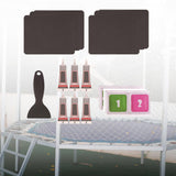Maxbell Trampoline Patch Kit Replacement Waterproof Big Holes Trampoline Accessories Rectangular  6 Patches
