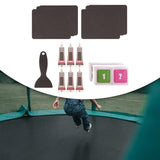 Maxbell Trampoline Patch Kit Replacement Waterproof Big Holes Trampoline Accessories Rectangular  6 Patches