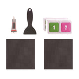 Maxbell Trampoline Patch Kit Replacement Waterproof Big Holes Trampoline Accessories Square  2 Patches