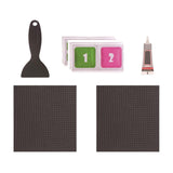 Maxbell Trampoline Patch Kit Replacement Waterproof Big Holes Trampoline Accessories Square  2 Patches