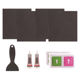 Maxbell Trampoline Patch Kit Replacement Waterproof Big Holes Trampoline Accessories Square  4 Patches