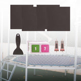 Maxbell Trampoline Patch Kit Replacement Waterproof Big Holes Trampoline Accessories Square  4 Patches