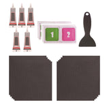 Maxbell Trampoline Patch Kit Replacement Waterproof Big Holes Trampoline Accessories Square  10 Patches