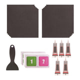 Maxbell Trampoline Patch Kit Replacement Waterproof Big Holes Trampoline Accessories Square  10 Patches