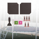 Maxbell Trampoline Patch Kit Replacement Waterproof Big Holes Trampoline Accessories Square  10 Patches
