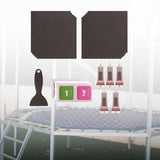Maxbell Trampoline Patch Kit Replacement Waterproof Big Holes Trampoline Accessories Square  10 Patches