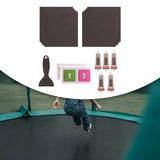 Maxbell Trampoline Patch Kit Replacement Waterproof Big Holes Trampoline Accessories Square  10 Patches