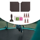 Maxbell Trampoline Patch Kit Replacement Waterproof Big Holes Trampoline Accessories Square  10 Patches