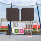 Maxbell Trampoline Patch Kit Replacement Waterproof Big Holes Trampoline Accessories Square  10 Patches