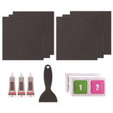 Maxbell Trampoline Patch Kit Replacement Waterproof Big Holes Trampoline Accessories Square  6 Patches