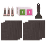 Maxbell Trampoline Patch Kit Replacement Waterproof Big Holes Trampoline Accessories Square  6 Patches