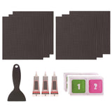 Maxbell Trampoline Patch Kit Replacement Waterproof Big Holes Trampoline Accessories Square  6 Patches