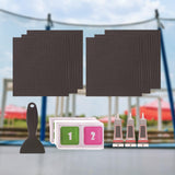 Maxbell Trampoline Patch Kit Replacement Waterproof Big Holes Trampoline Accessories Square  6 Patches