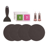 Maxbell Trampoline Patch Kit Replacement Waterproof Big Holes Trampoline Accessories Circle  4 Patches