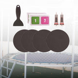 Maxbell Trampoline Patch Kit Replacement Waterproof Big Holes Trampoline Accessories Circle  4 Patches