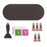 Maxbell Trampoline Patch Kit Replacement Waterproof Big Holes Trampoline Accessories Circle  10 Patches