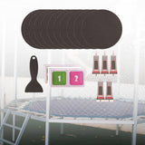 Maxbell Trampoline Patch Kit Replacement Waterproof Big Holes Trampoline Accessories Circle  10 Patches