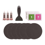 Maxbell Trampoline Patch Kit Replacement Waterproof Big Holes Trampoline Accessories Circle  6 Patches