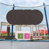 Maxbell Trampoline Patch Kit Replacement Waterproof Big Holes Trampoline Accessories Circle  6 Patches