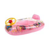 Maxbell Kids Inflatable Pool Floats Seat Swim Tube Toddlers Baby Swimming Float Pink