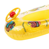 Maxbell Kids Inflatable Pool Floats Seat Swim Tube Toddlers Baby Swimming Float Yellow